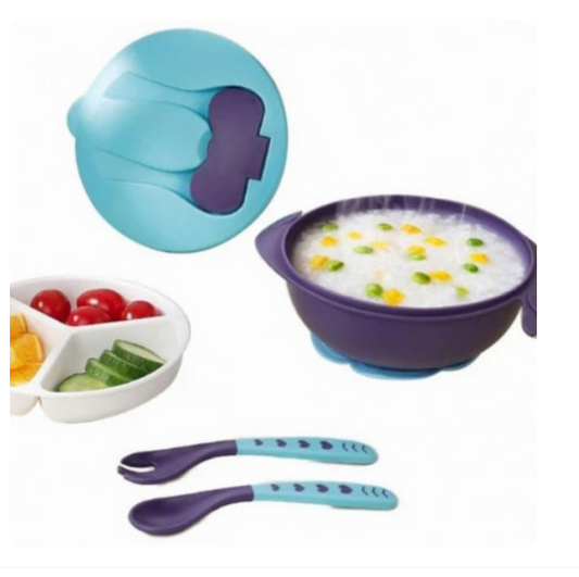 JUEGO DE ALIMENTACION PARA BEBE (NIÑO)